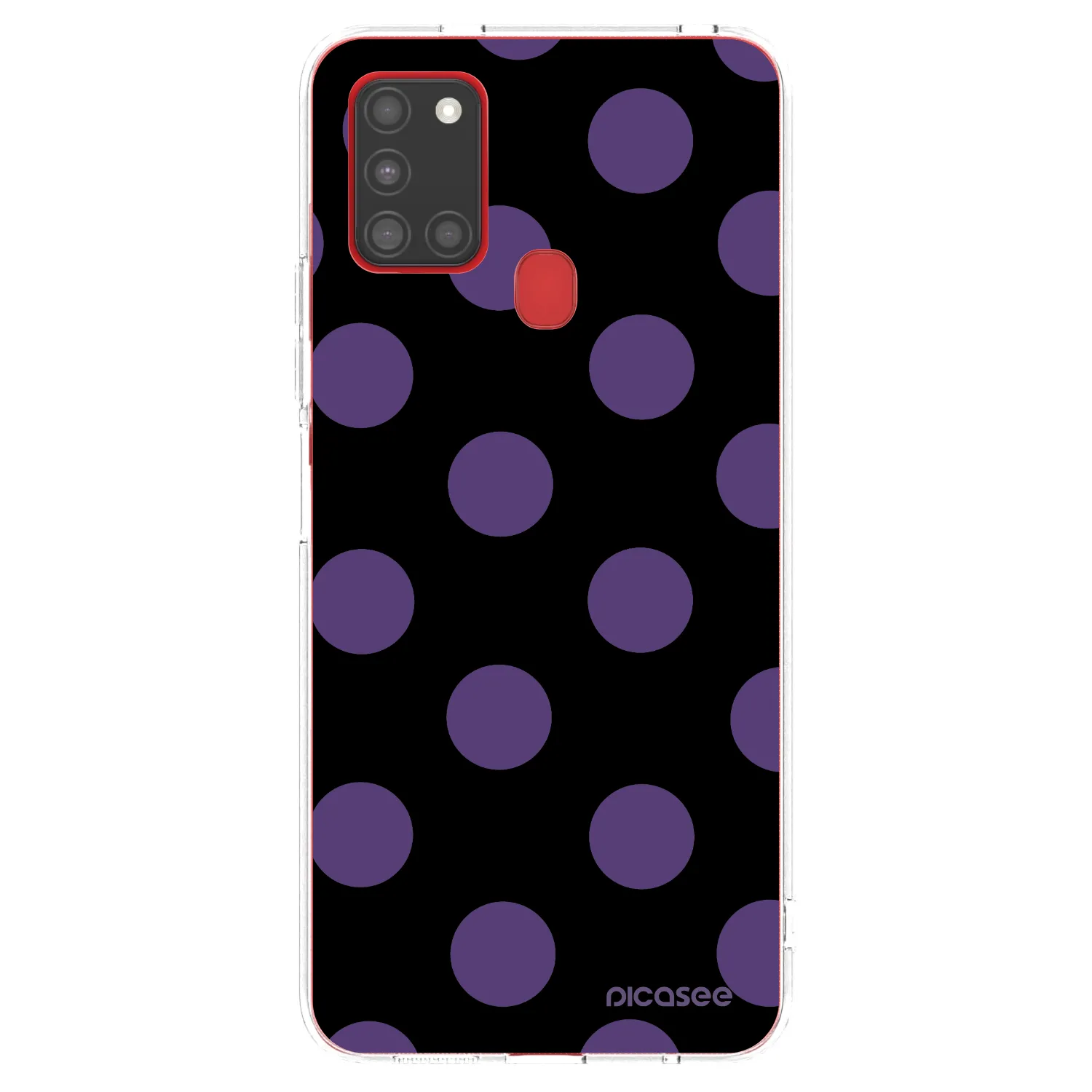 Picasee διαφανής θήκη σιλικόνης Samsung Galaxy A21s - Big flickers