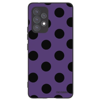 Picasee Μαύρη θήκη σιλικόνης για Samsung Galaxy A53 5G A536 - Big flickers 2