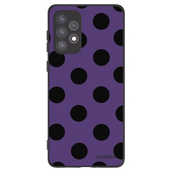 Picasee Μαύρη θήκη σιλικόνης για Samsung Galaxy A73 5G - Big flickers 2
