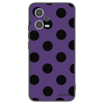 Picasee Μαύρη θήκη σιλικόνης για Xiaomi Redmi Note 12 5G - Big flickers 2