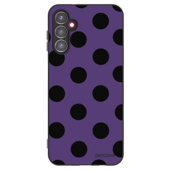 Picasee Μαύρη θήκη σιλικόνης για Samsung Galaxy A14 4G A145R - Big flickers 2