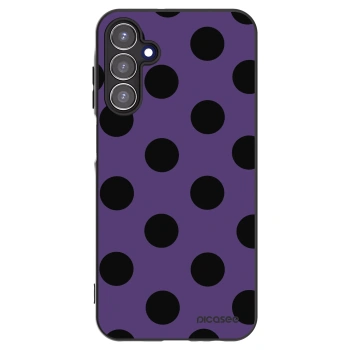 Picasee Μαύρη θήκη σιλικόνης για Samsung Galaxy A15 A155F 4G - Big flickers 2