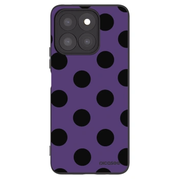 Picasee Μαύρη θήκη σιλικόνης για Honor X8c - Big flickers 2