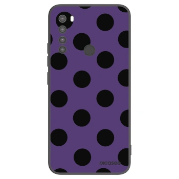 Picasee Μαύρη θήκη σιλικόνης για Xiaomi Redmi Note 8 - Big flickers 2