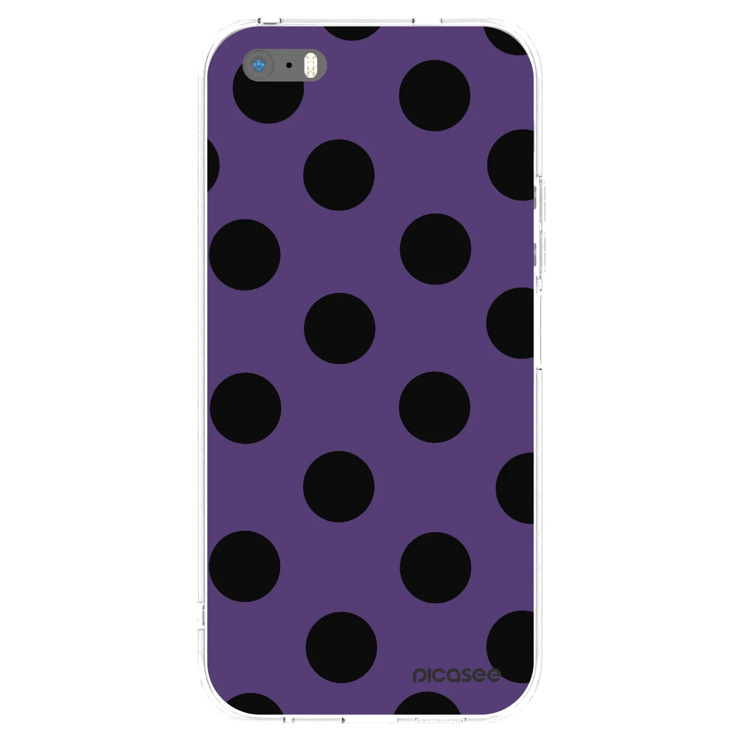 Picasee διαφανής θήκη σιλικόνης Apple iPhone 5/5S/SE - Big flickers 2