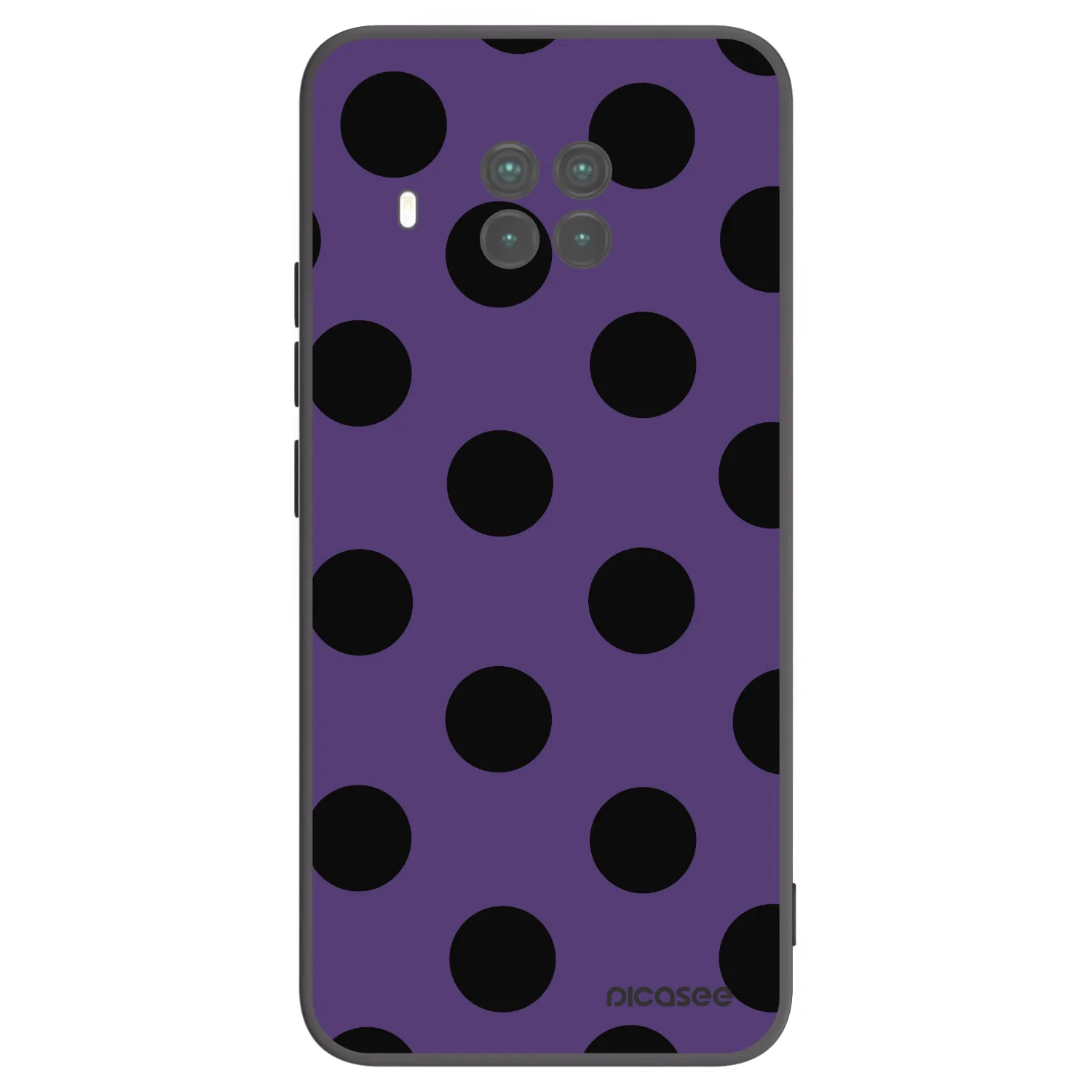 Picasee Μαύρη θήκη σιλικόνης για Xiaomi Mi 10T Lite - Big flickers 2