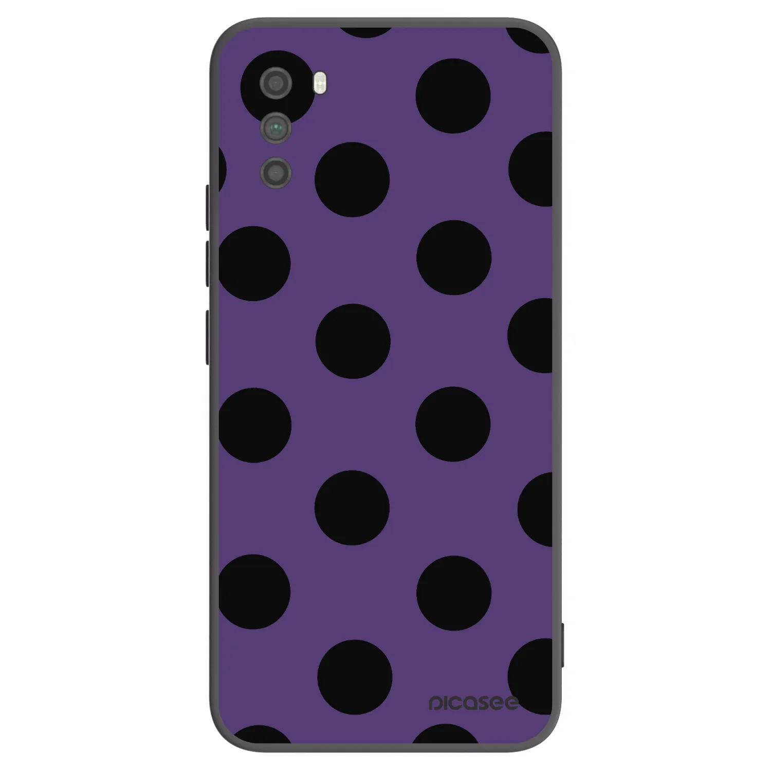 Picasee Μαύρη θήκη σιλικόνης για Xiaomi Poco M3 - Big flickers 2