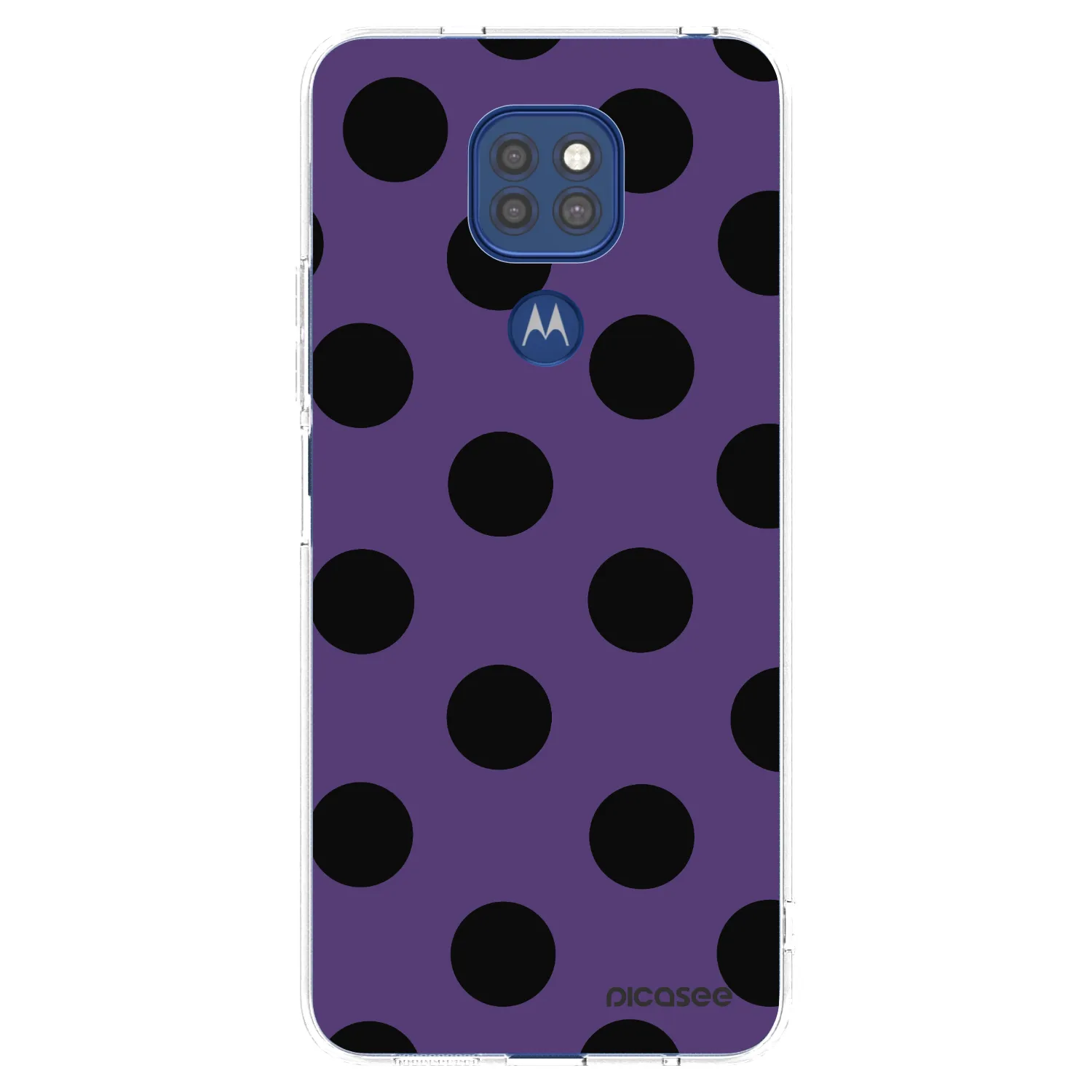Picasee διαφανής θήκη σιλικόνης Motorola Moto G9 Play - Big flickers 2