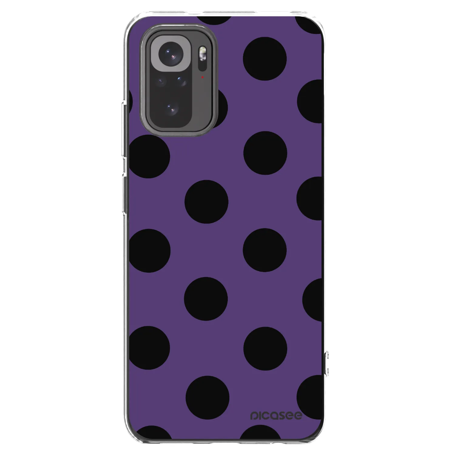 Picasee διαφανής θήκη σιλικόνης Xiaomi Redmi Note 10 - Big flickers 2