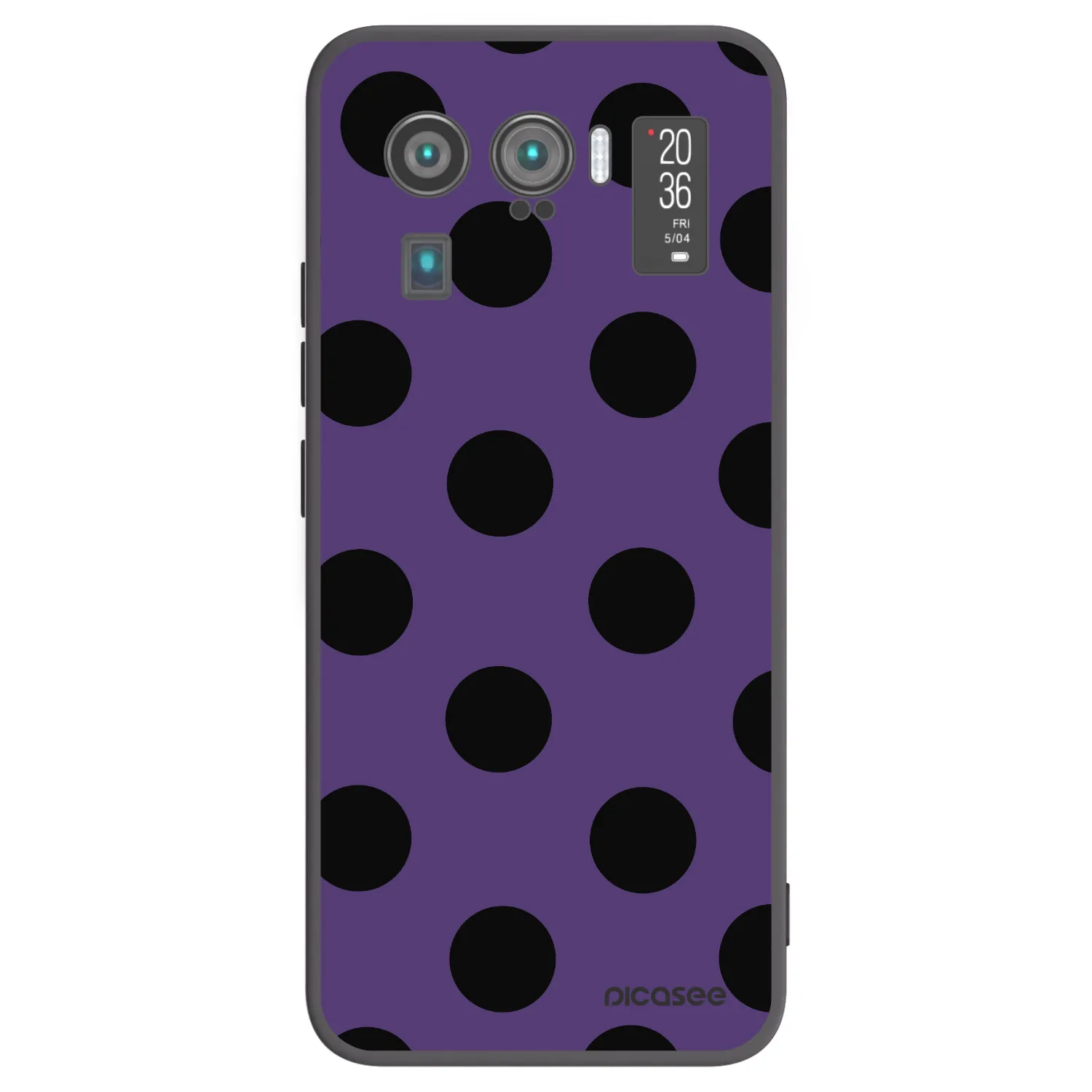 Picasee Μαύρη θήκη σιλικόνης για Xiaomi Mi 11 Ultra - Big flickers 2
