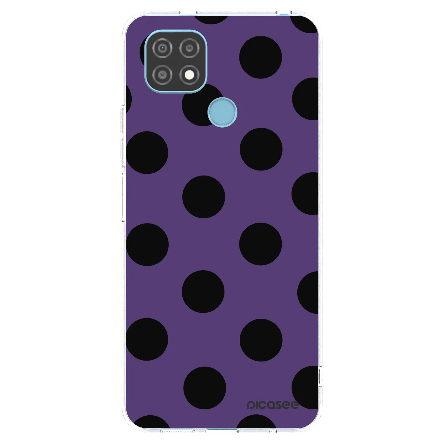 Picasee διαφανής θήκη σιλικόνης Realme C21 - Big flickers 2