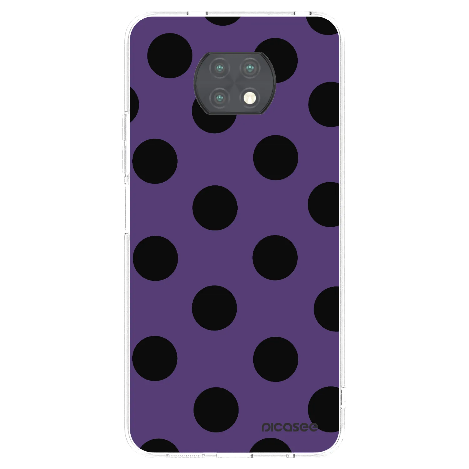 Picasee διαφανής θήκη σιλικόνης Xiaomi Redmi Note 9T - Big flickers 2