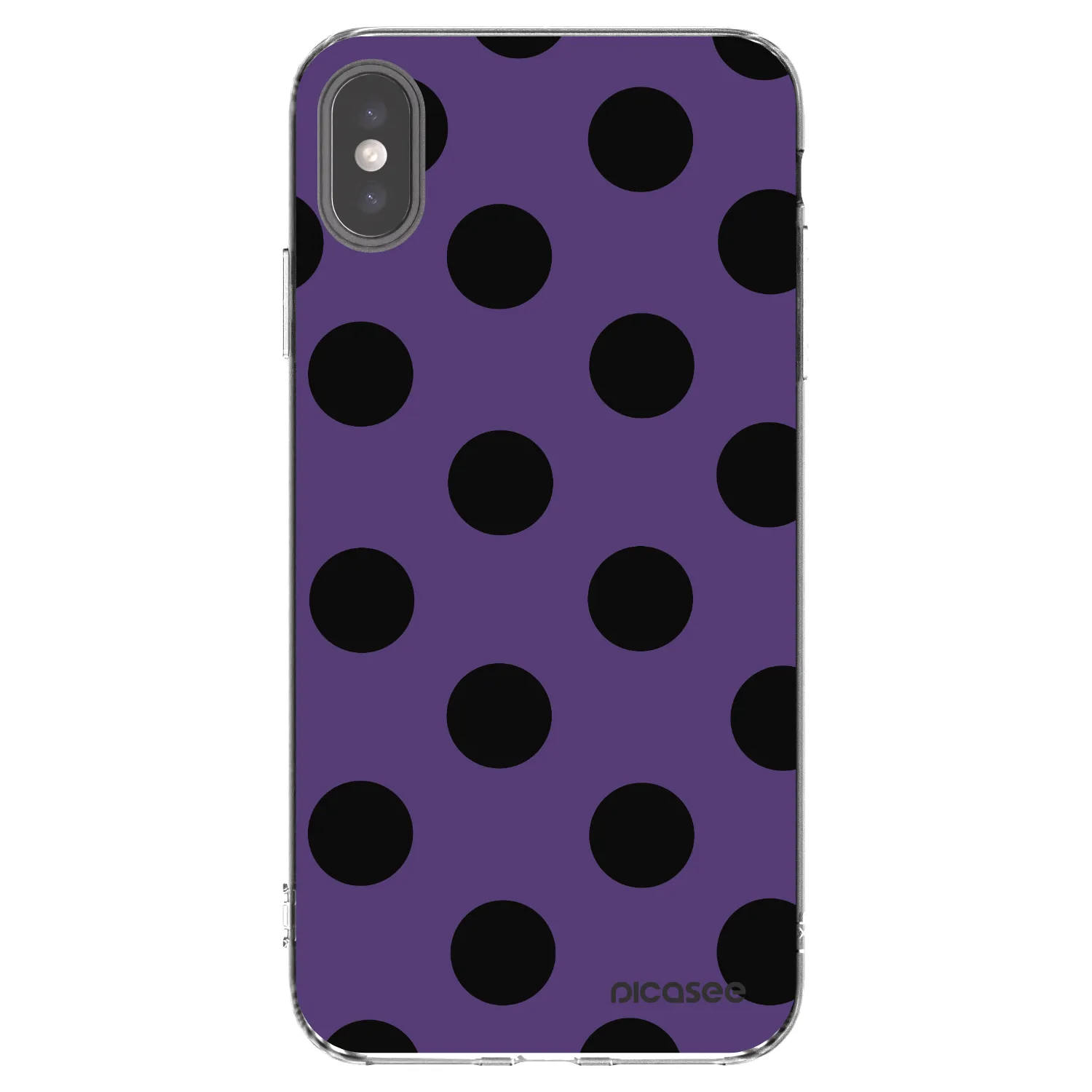 Picasee διαφανής θήκη σιλικόνης Apple iPhone XS Max - Big flickers 2