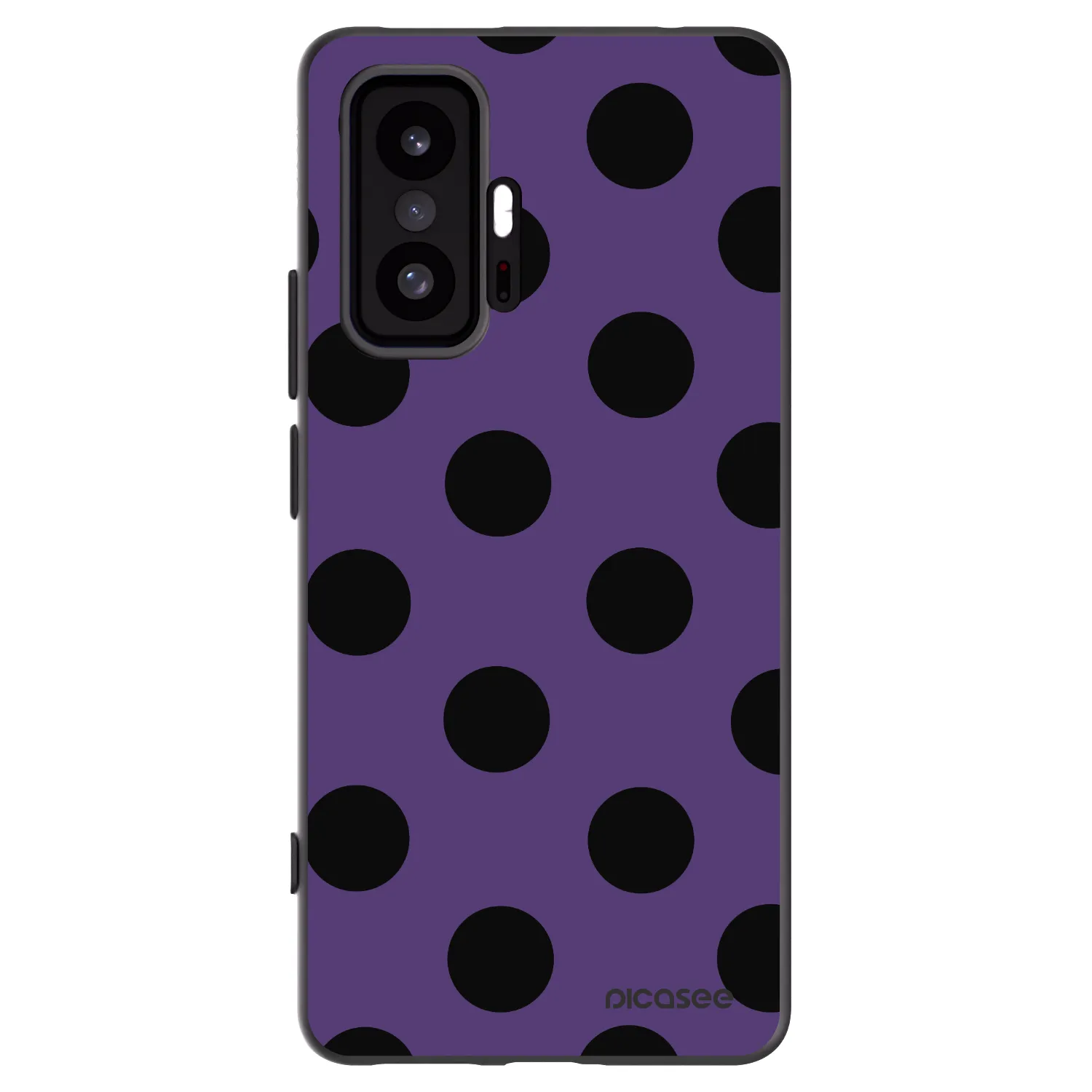 Picasee Μαύρη θήκη σιλικόνης για Xiaomi 11T Pro - Big flickers 2