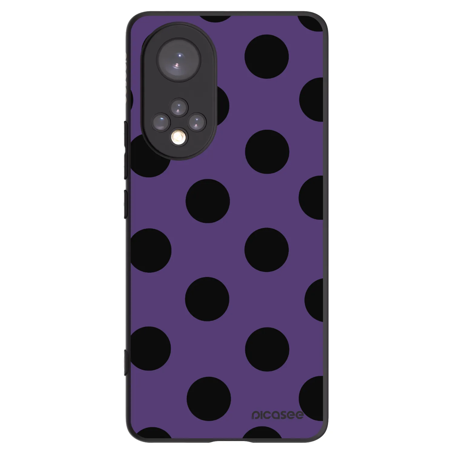Picasee Μαύρη θήκη σιλικόνης για Huawei Nova 9 - Big flickers 2