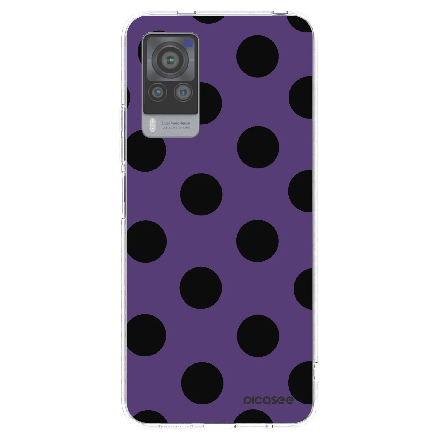 Picasee διαφανής θήκη σιλικόνης Vivo X60 Pro 5G - Big flickers 2