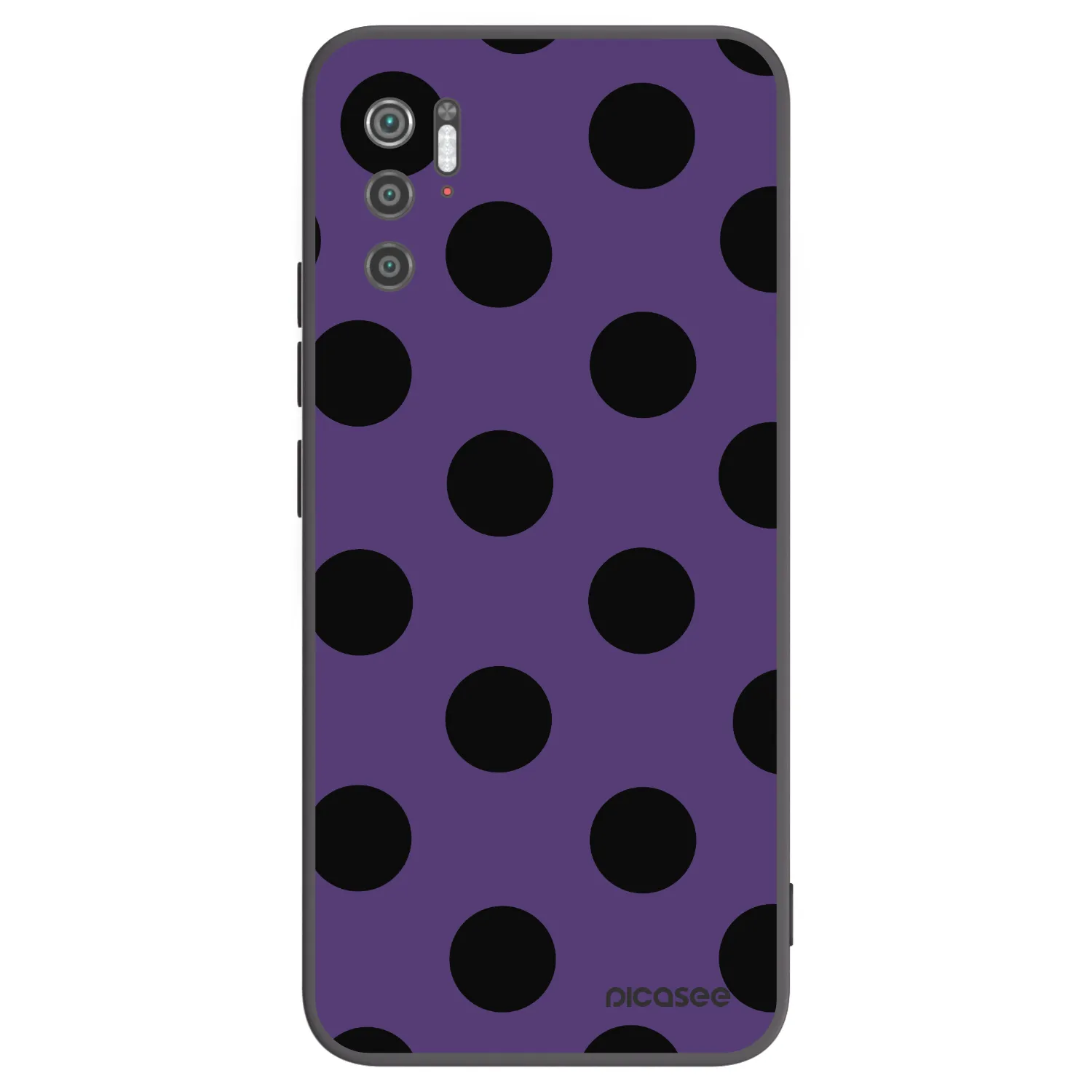 Picasee Μαύρη θήκη σιλικόνης για Xiaomi Poco M3 Pro 5G - Big flickers 2