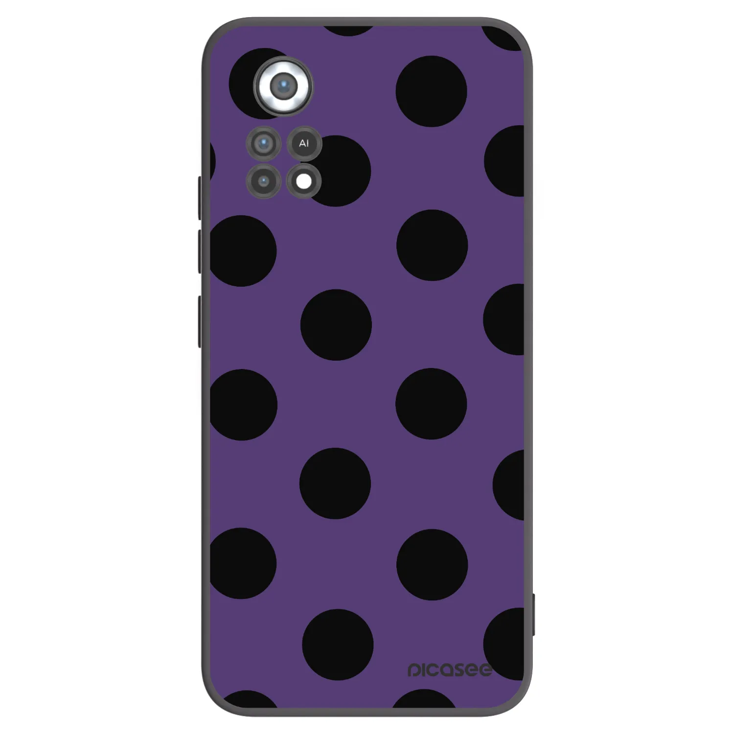 Picasee Μαύρη θήκη σιλικόνης για Xiaomi Poco X4 Pro 5G - Big flickers 2