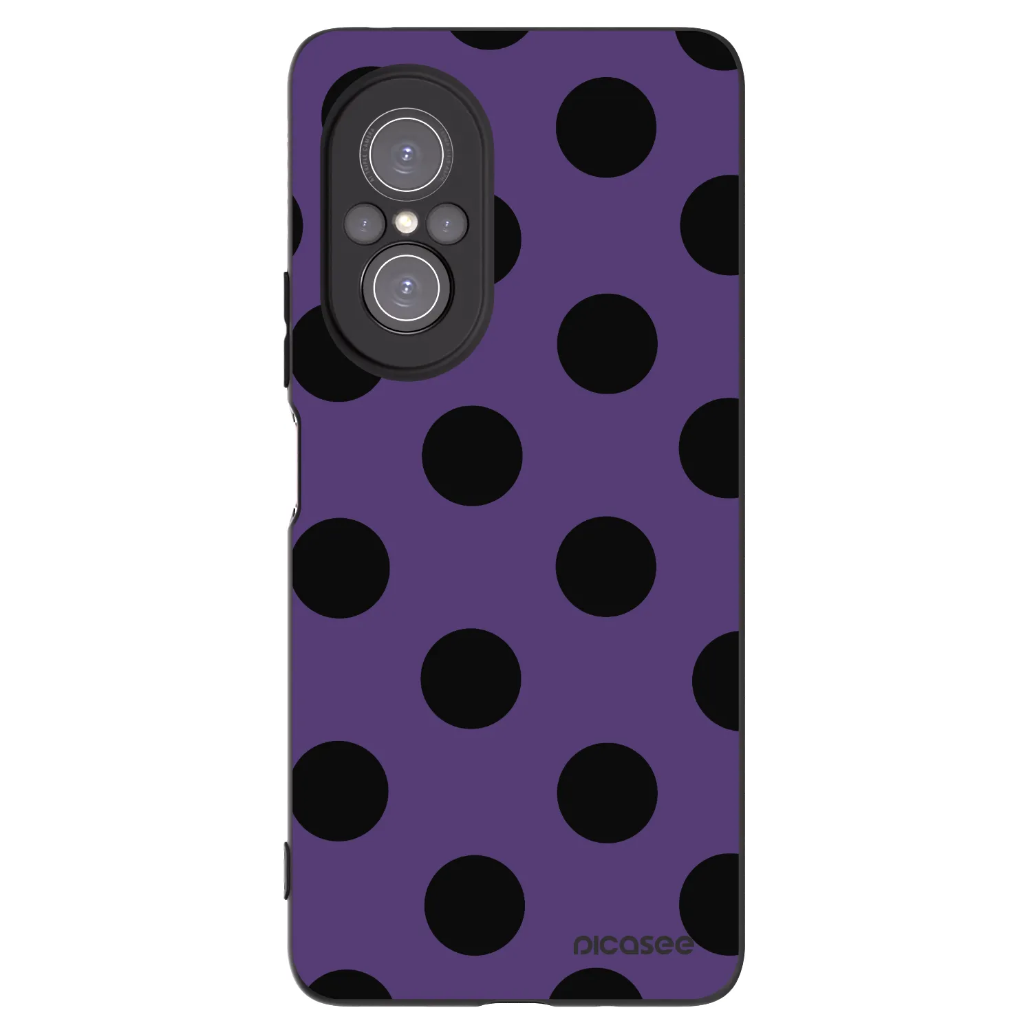 Picasee Μαύρη θήκη σιλικόνης για Huawei Nova 9 SE - Big flickers 2