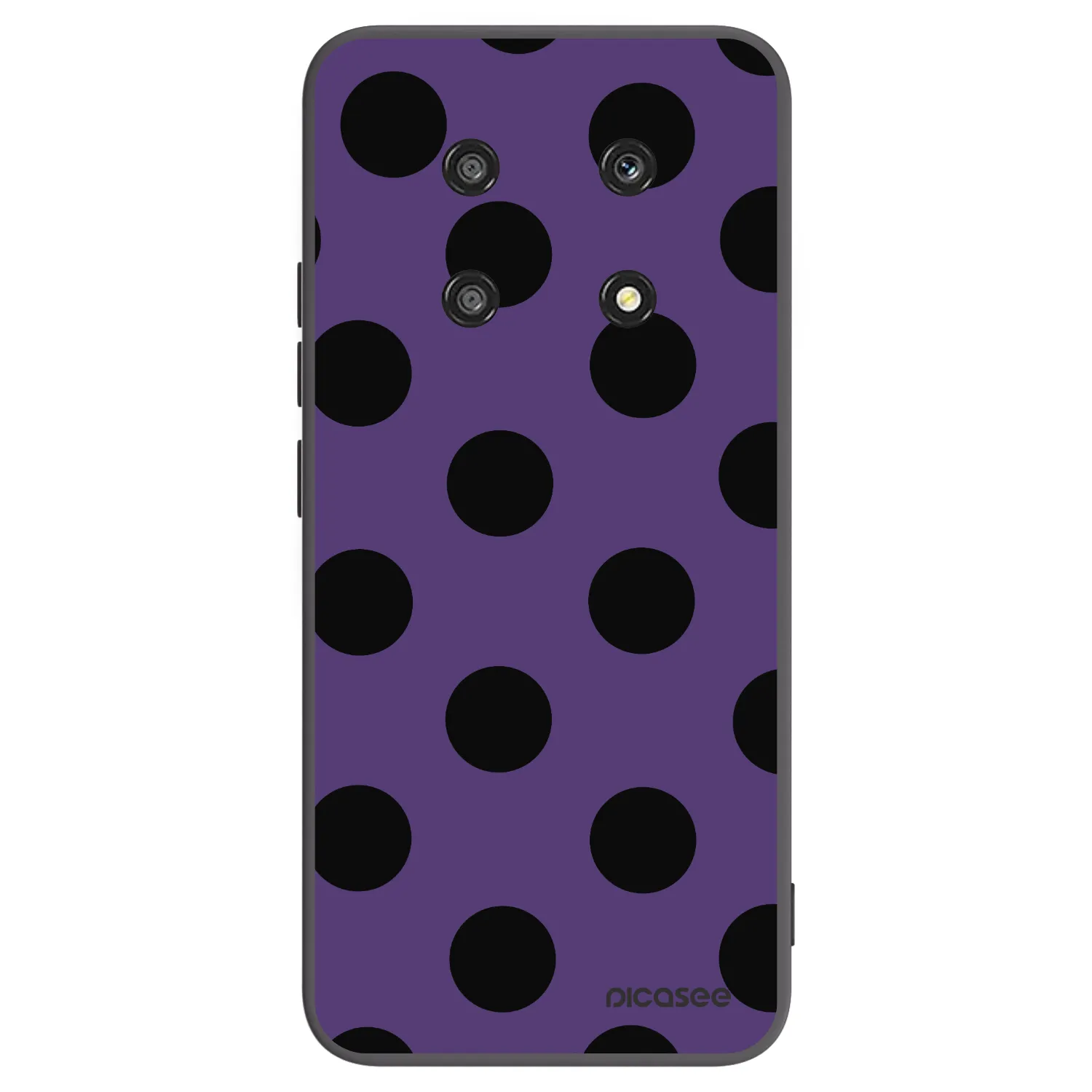 Picasee Μαύρη θήκη σιλικόνης για Honor Magic4 Lite 5G - Big flickers 2