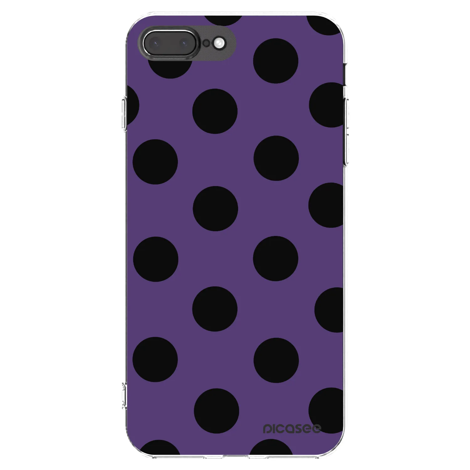 Picasee διαφανής θήκη σιλικόνης Apple iPhone 8 Plus - Big flickers 2