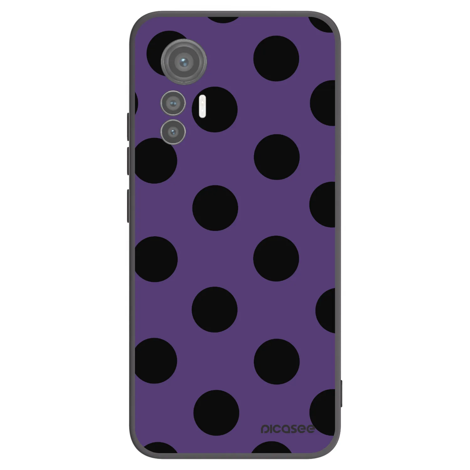 Picasee Μαύρη θήκη σιλικόνης για Xiaomi 12 Lite - Big flickers 2