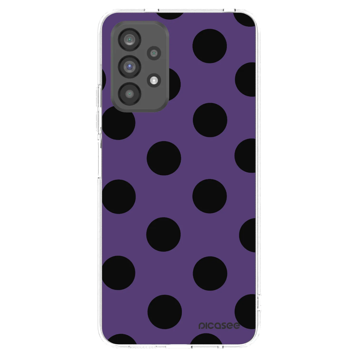Picasee διαφανής θήκη σιλικόνης Samsung Galaxy A73 5G - Big flickers 2