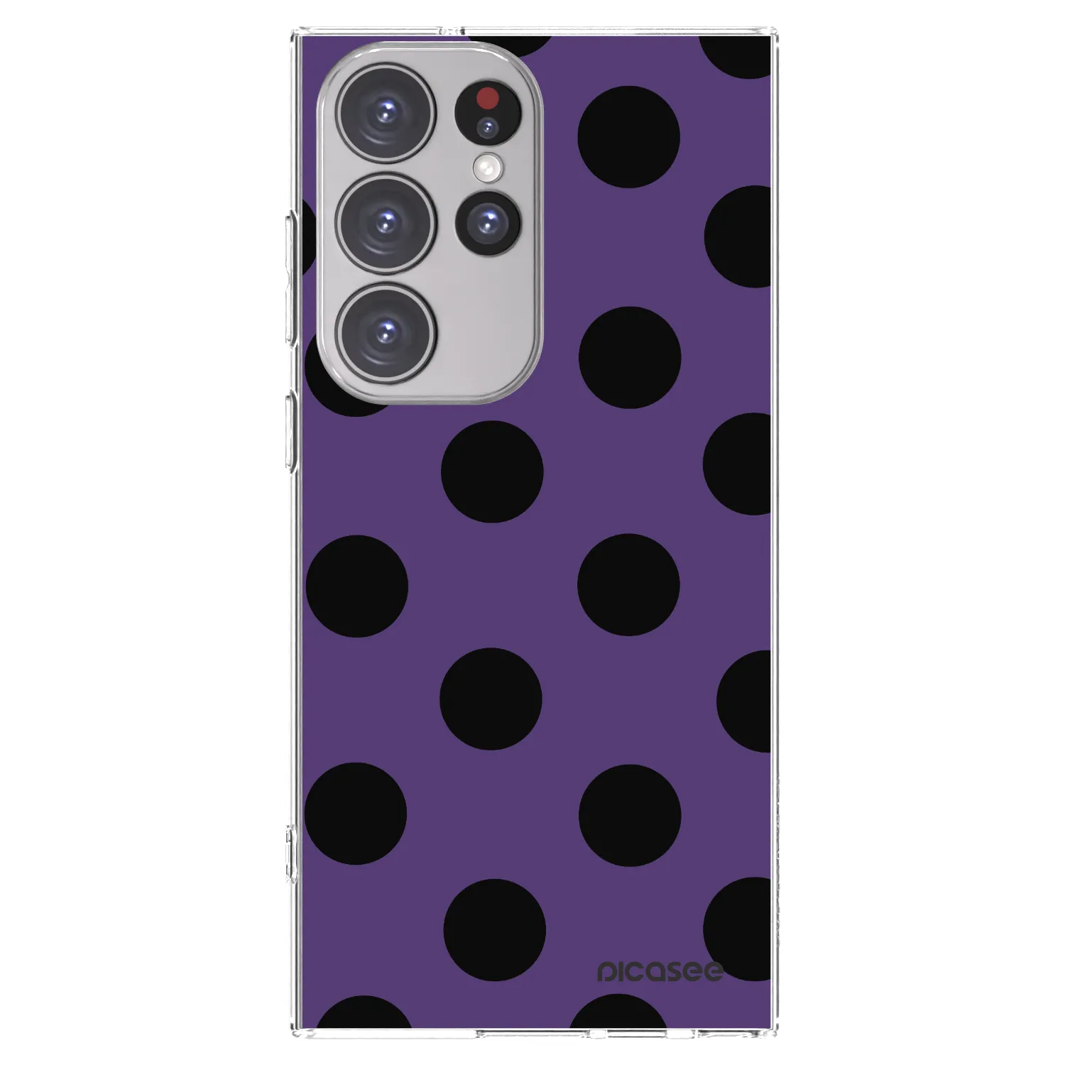 Picasee διαφανής θήκη σιλικόνης Samsung Galaxy S23 Ultra 5G - Big flickers 2