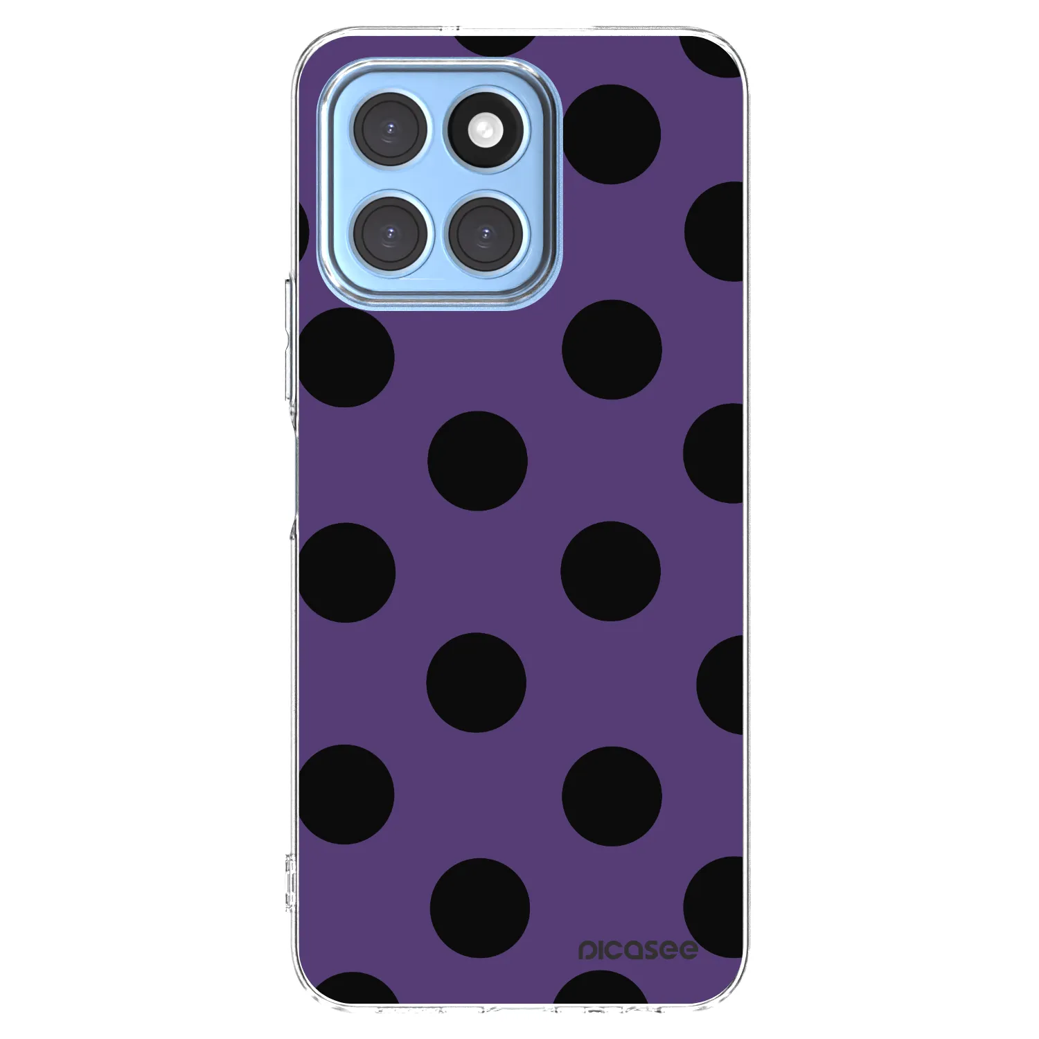 Picasee διαφανής θήκη σιλικόνης Honor X8 5G - Big flickers 2