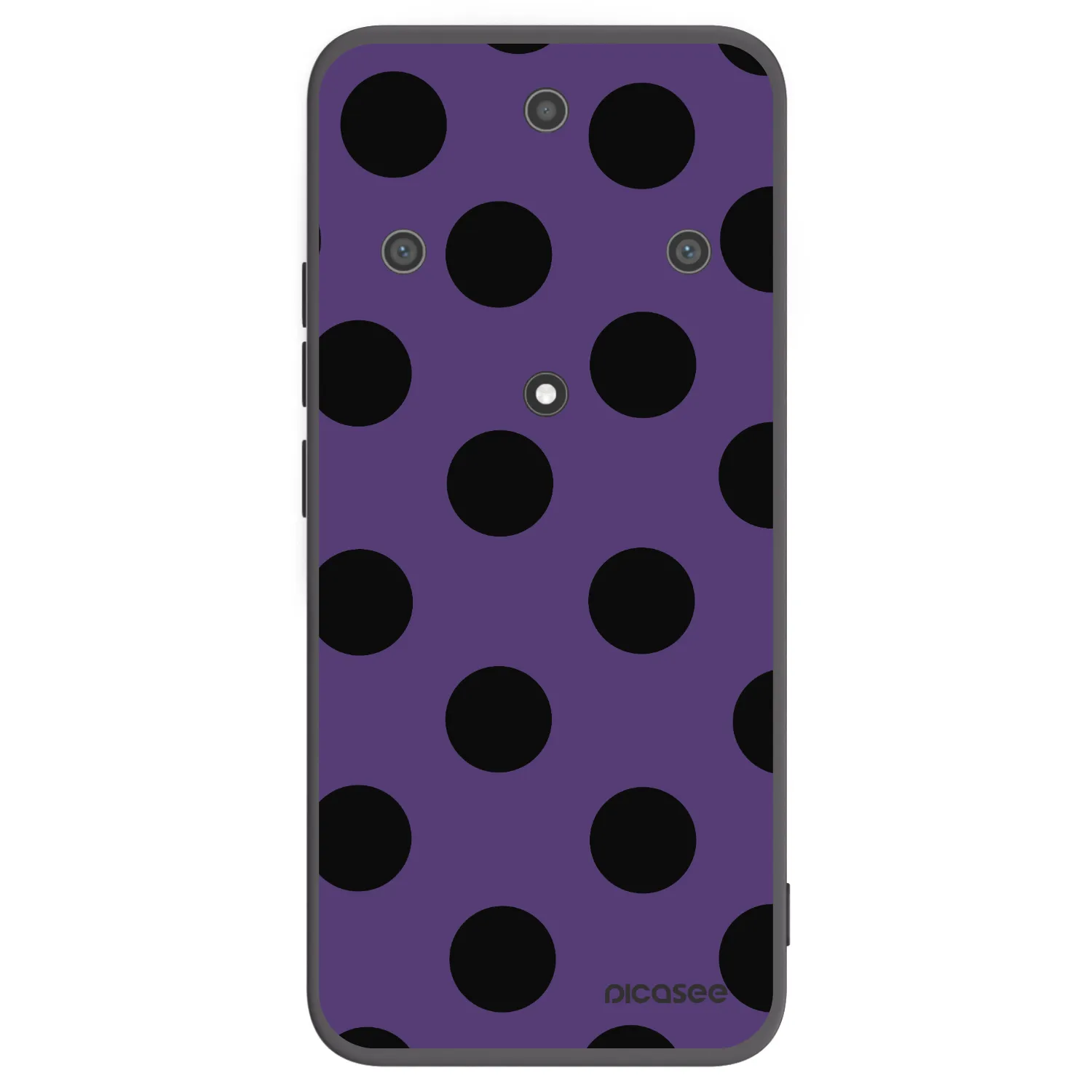 Picasee Μαύρη θήκη σιλικόνης για Honor Magic5 Lite 5G - Big flickers 2
