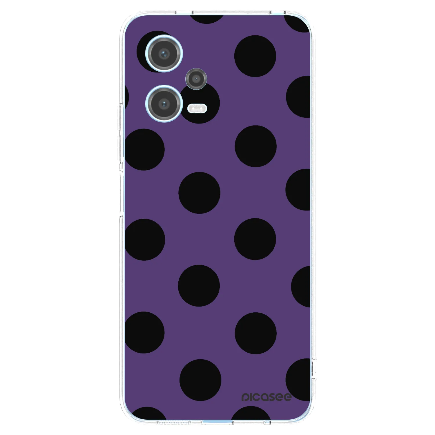 Picasee διαφανής θήκη σιλικόνης Xiaomi Redmi Note 12 5G - Big flickers 2