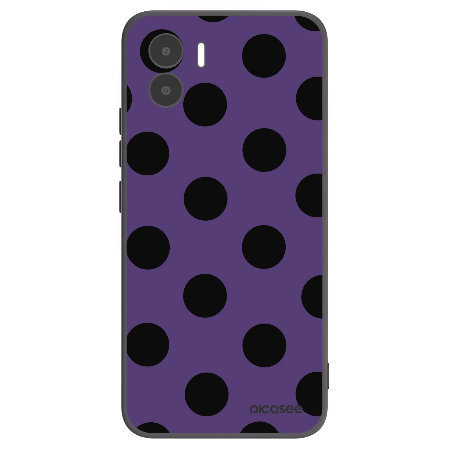 Picasee Μαύρη θήκη σιλικόνης για Xiaomi Redmi A2 - Big flickers 2