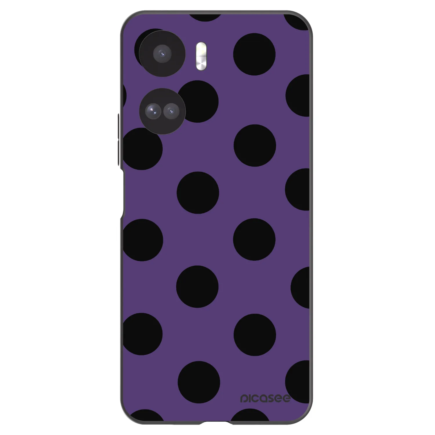 Picasee Μαύρη θήκη σιλικόνης για Honor 90 Lite 5G - Big flickers 2