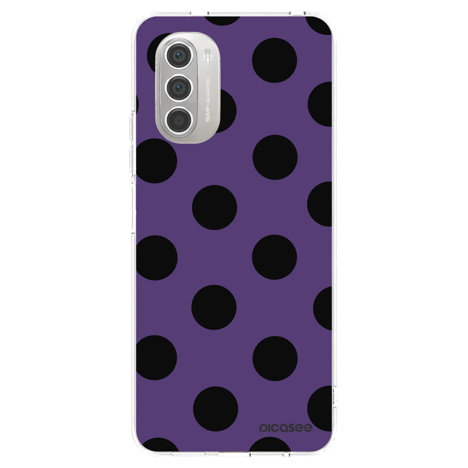 Picasee διαφανής θήκη σιλικόνης Motorola Moto G51 - Big flickers 2