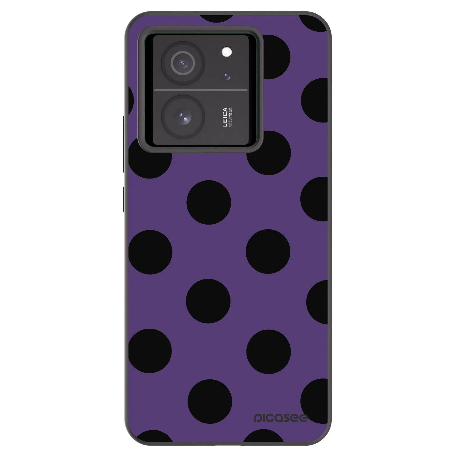 Picasee Μαύρη θήκη σιλικόνης για Xiaomi 13T Pro - Big flickers 2