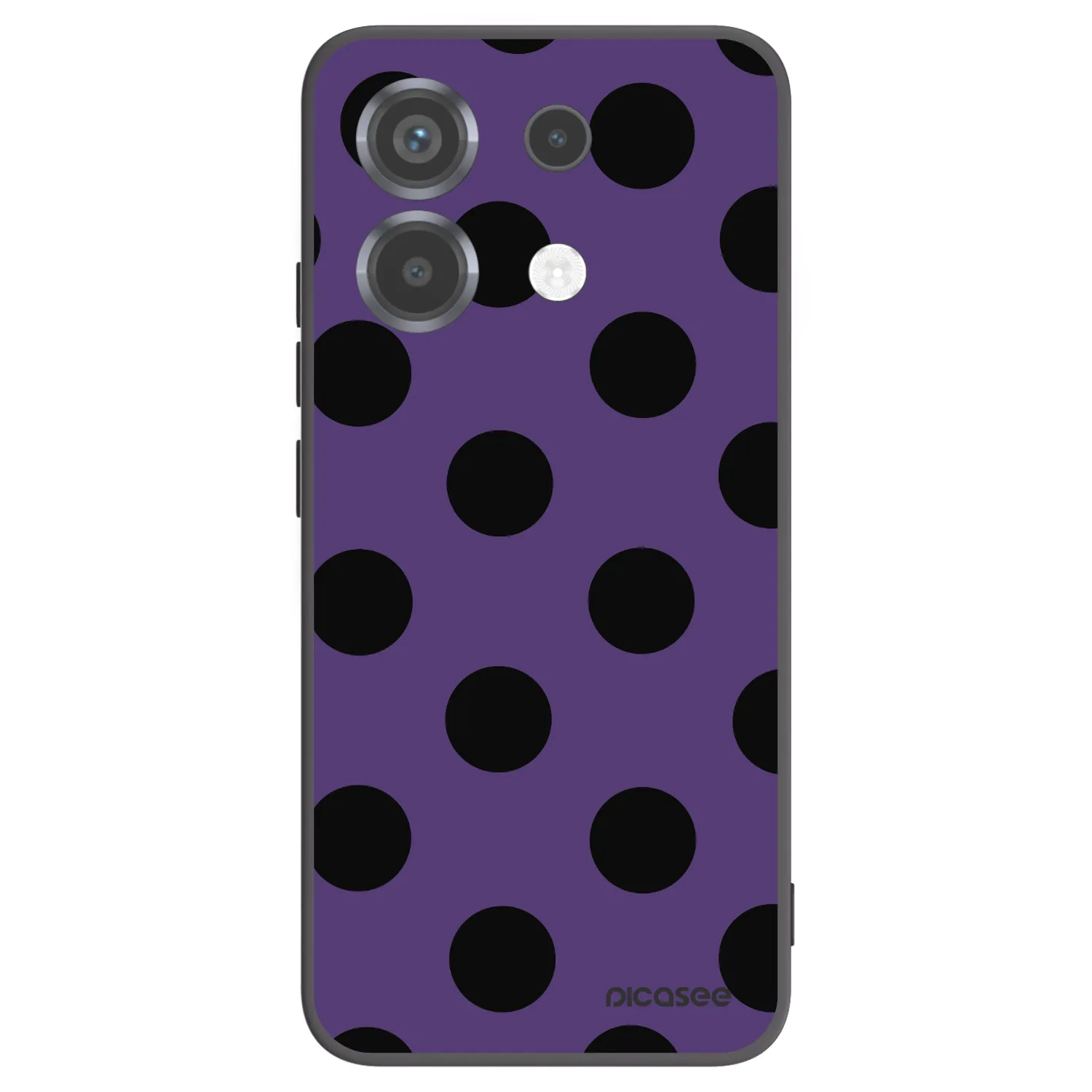 Picasee Μαύρη θήκη σιλικόνης για Xiaomi Poco X6 - Big flickers 2