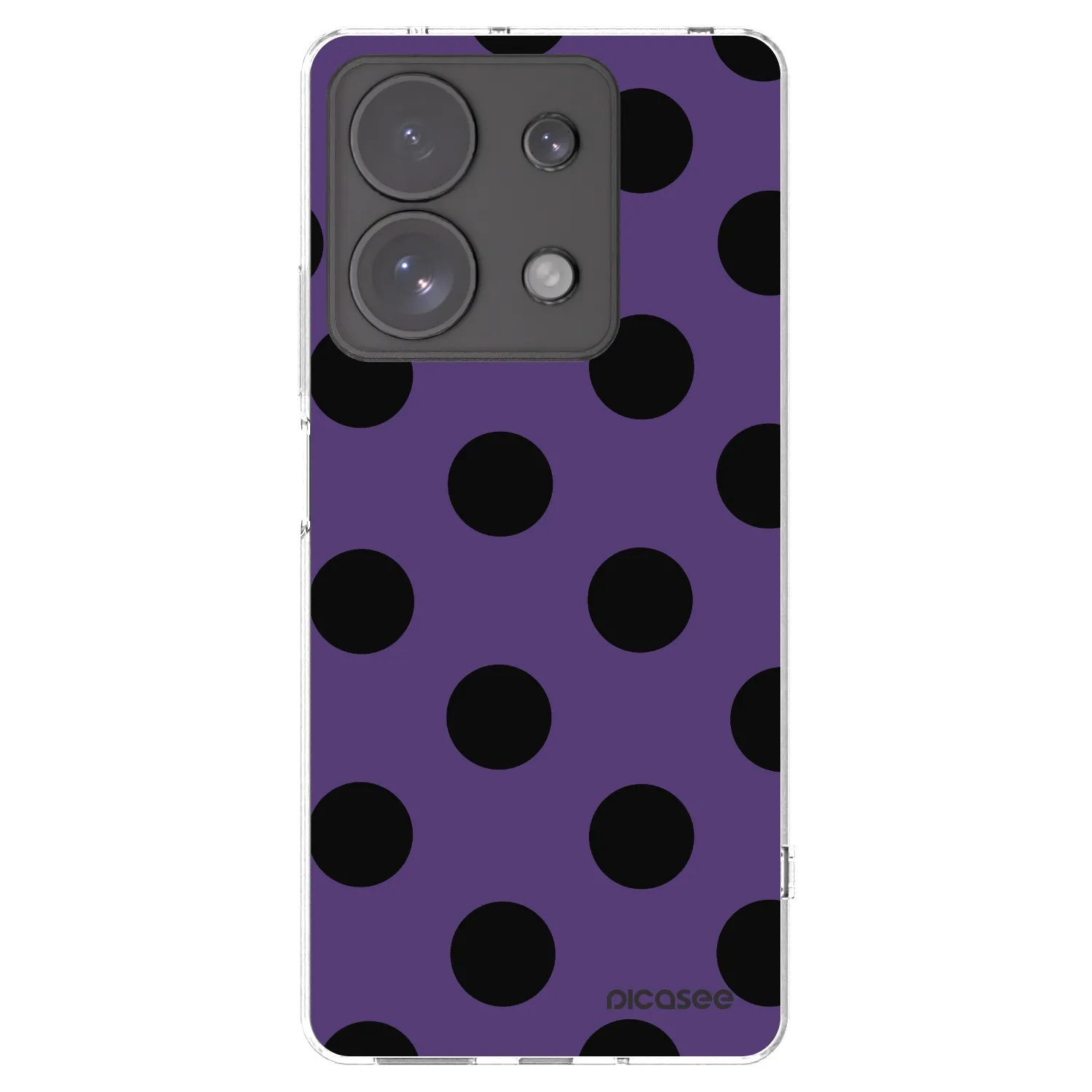 Picasee διαφανής θήκη σιλικόνης Xiaomi Redmi Note 13 Pro 4G - Big flickers 2