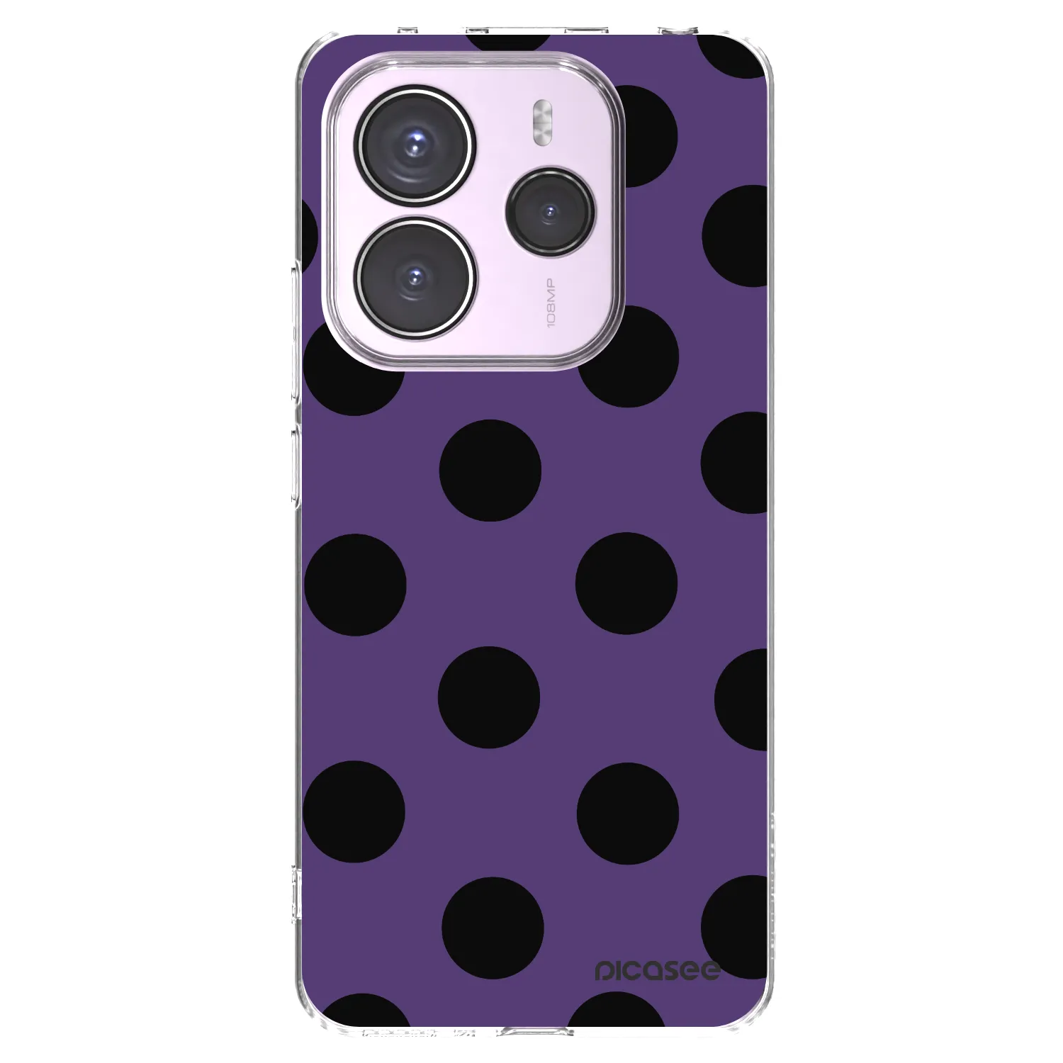 Picasee διαφανής θήκη σιλικόνης Xiaomi Redmi Note 14 5G - Big flickers 2