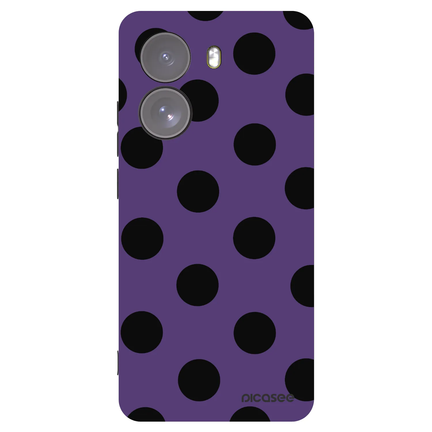 Picasee Μαύρη θήκη σιλικόνης για Xiaomi Poco X7 - Big flickers 2