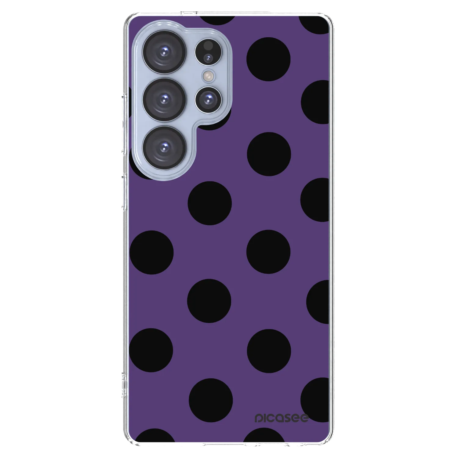 Picasee διαφανής θήκη σιλικόνης Samsung Galaxy S25 Ultra 5G - Big flickers 2