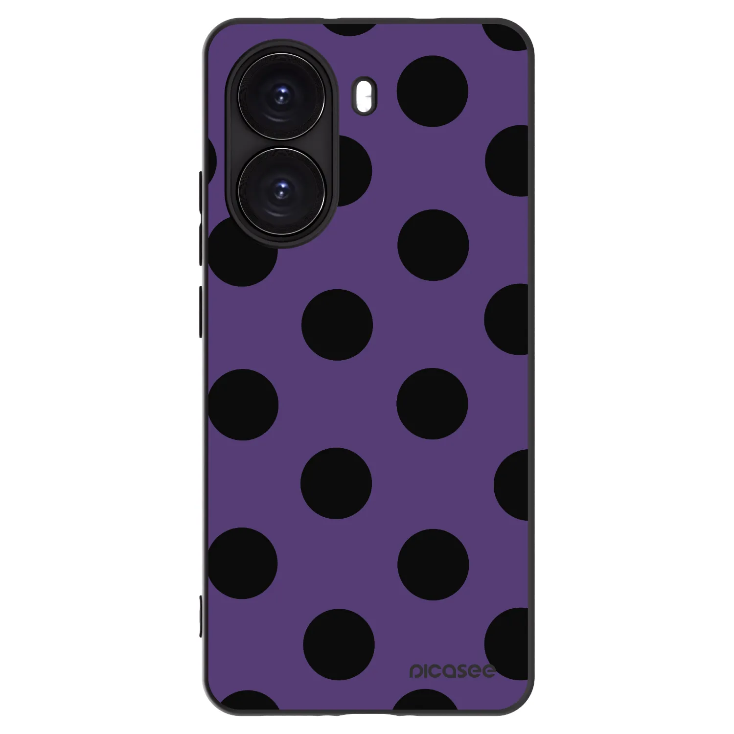 Picasee Μαύρη θήκη σιλικόνης για Xiaomi Poco X7 Pro 5G - Big flickers 2