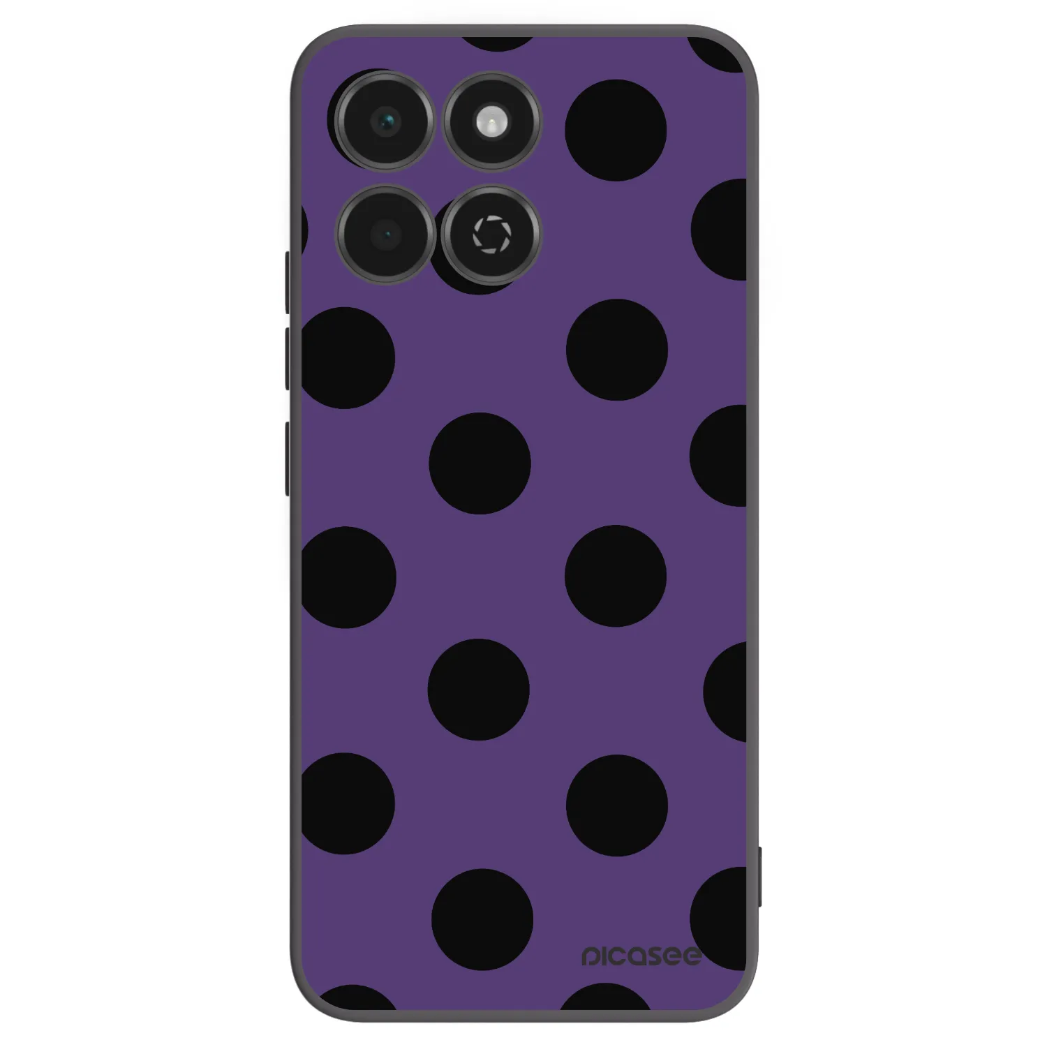 Picasee Μαύρη θήκη σιλικόνης για Honor 200 Smart 5G - Big flickers 2