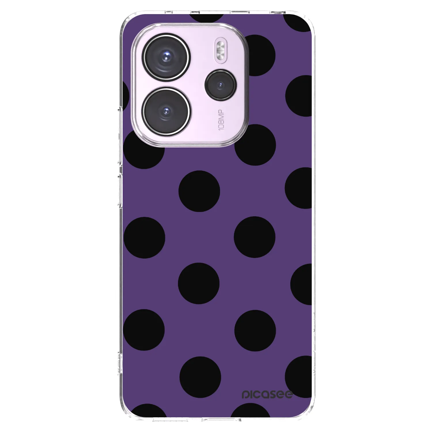 Picasee διαφανής θήκη σιλικόνης Xiaomi Redmi Note 14 4G - Big flickers 2