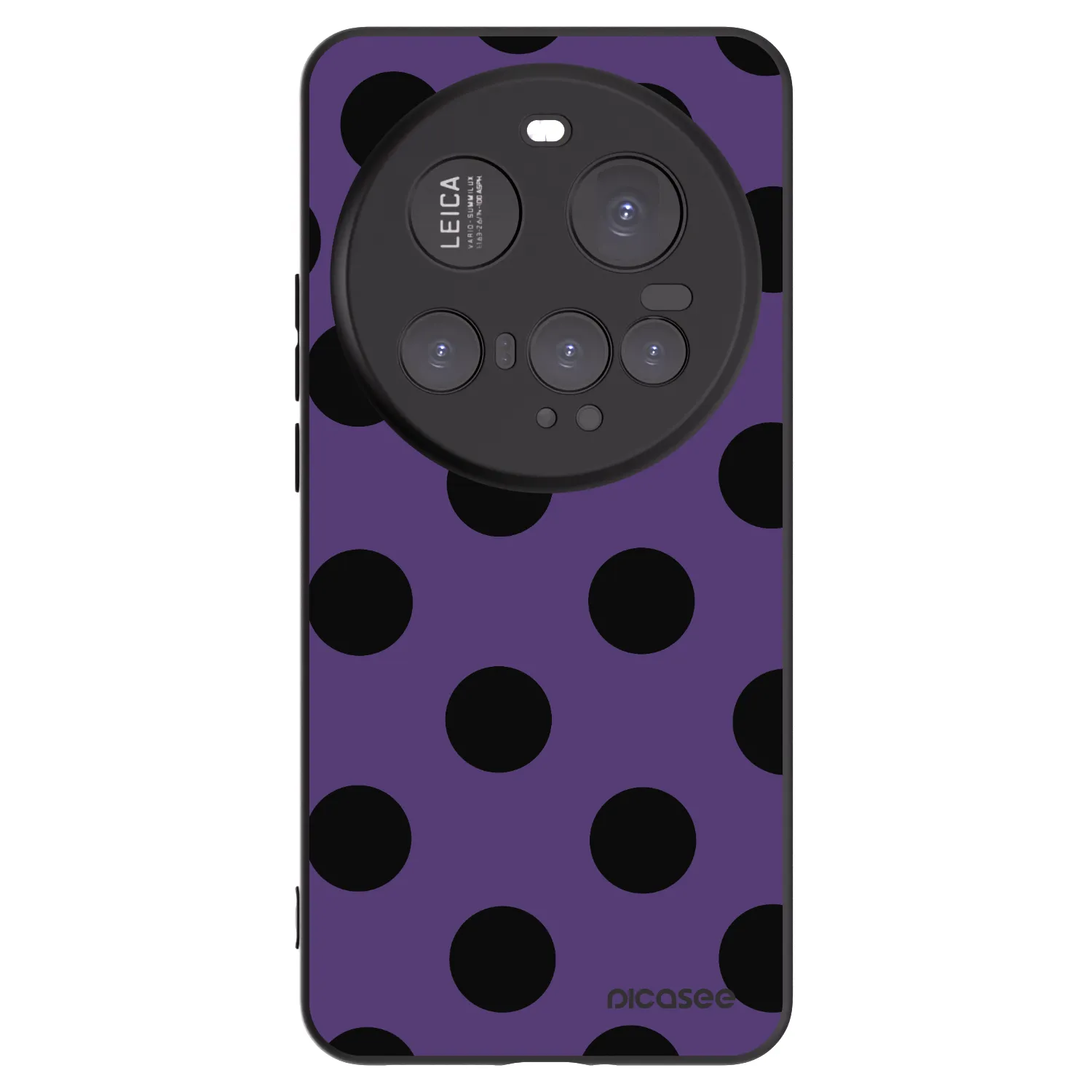 Picasee Μαύρη θήκη σιλικόνης για Xiaomi 15 Ultra - Big flickers 2