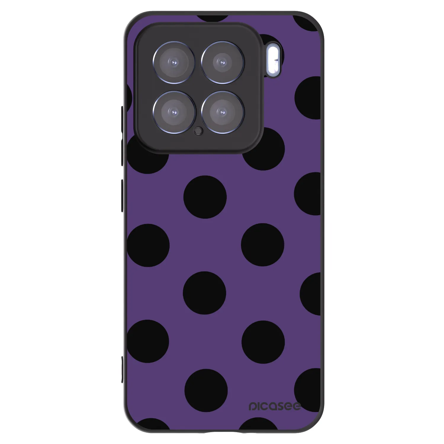 Picasee Μαύρη θήκη σιλικόνης για Xiaomi 15 - Big flickers 2