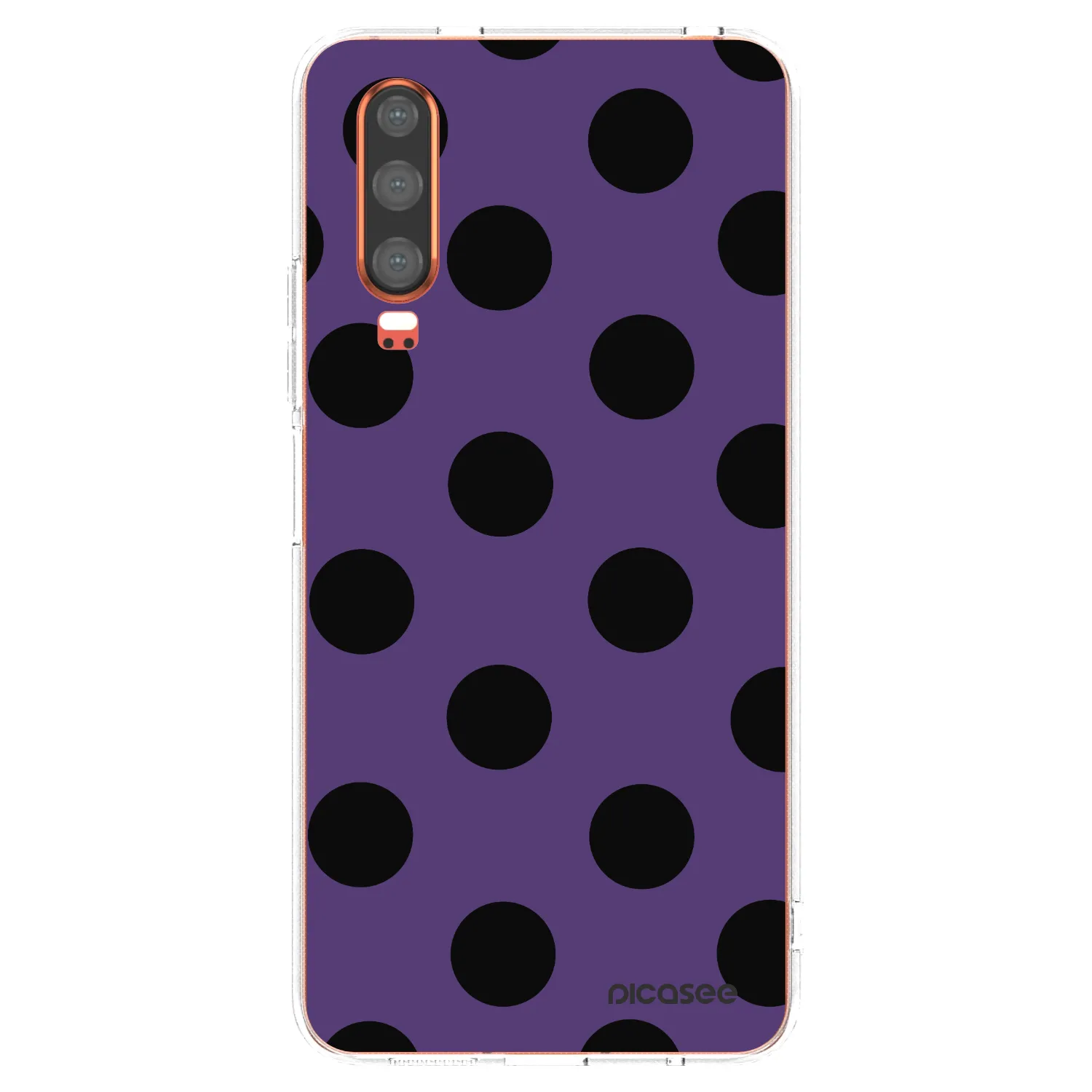 Picasee διαφανής θήκη σιλικόνης Huawei P30 - Big flickers 2
