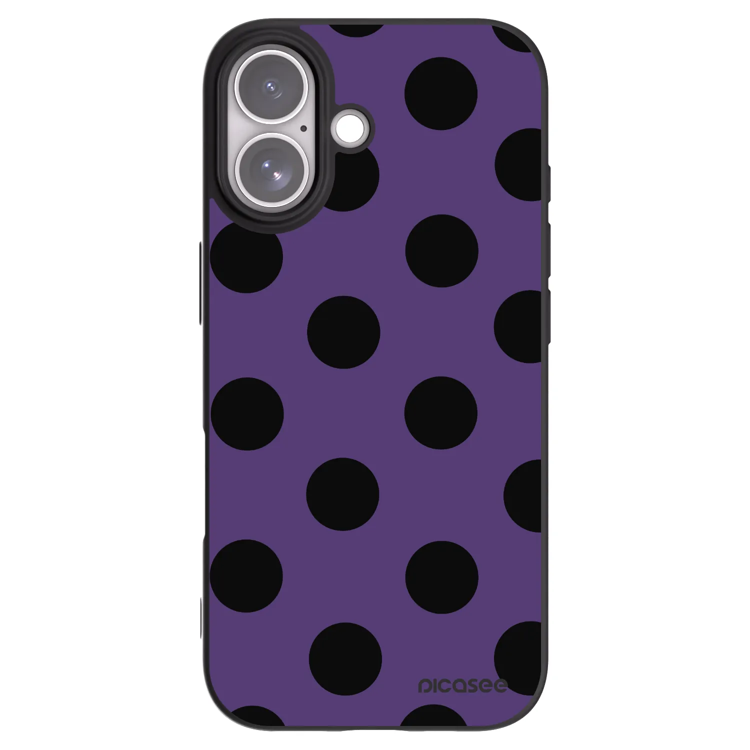 Picasee Μαύρη θήκη σιλικόνης για Apple iPhone 17 - Big flickers 2