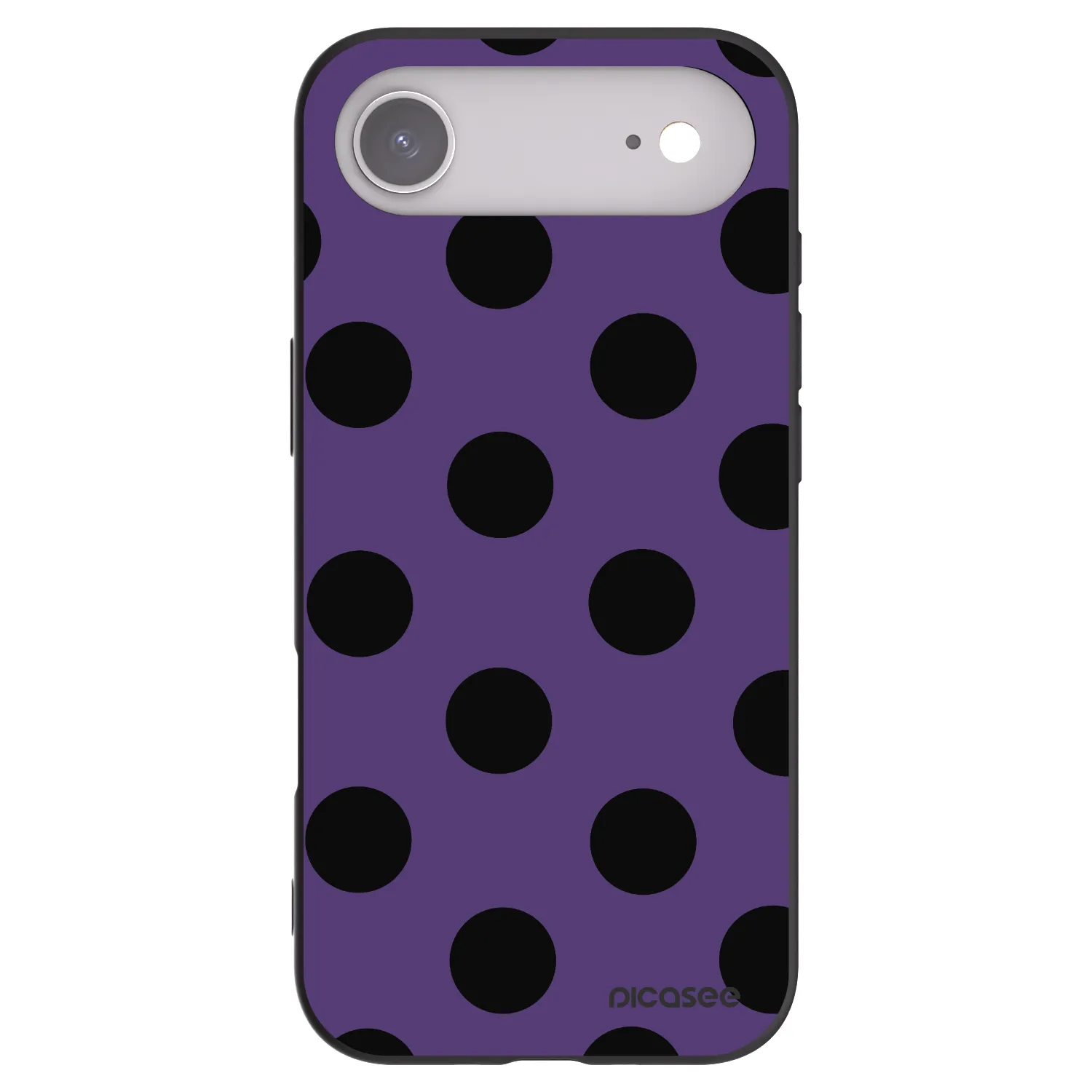 Picasee Μαύρη θήκη σιλικόνης για Apple iPhone Air - Big flickers 2