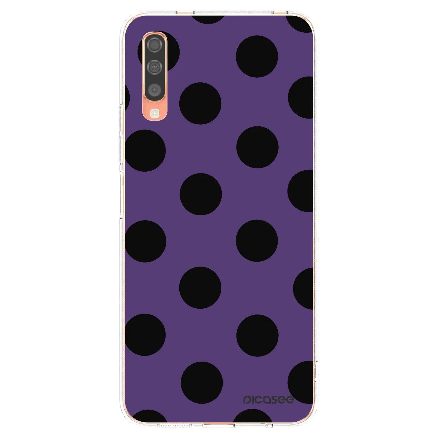 Picasee διαφανής θήκη σιλικόνης Samsung Galaxy A70 A705F - Big flickers 2