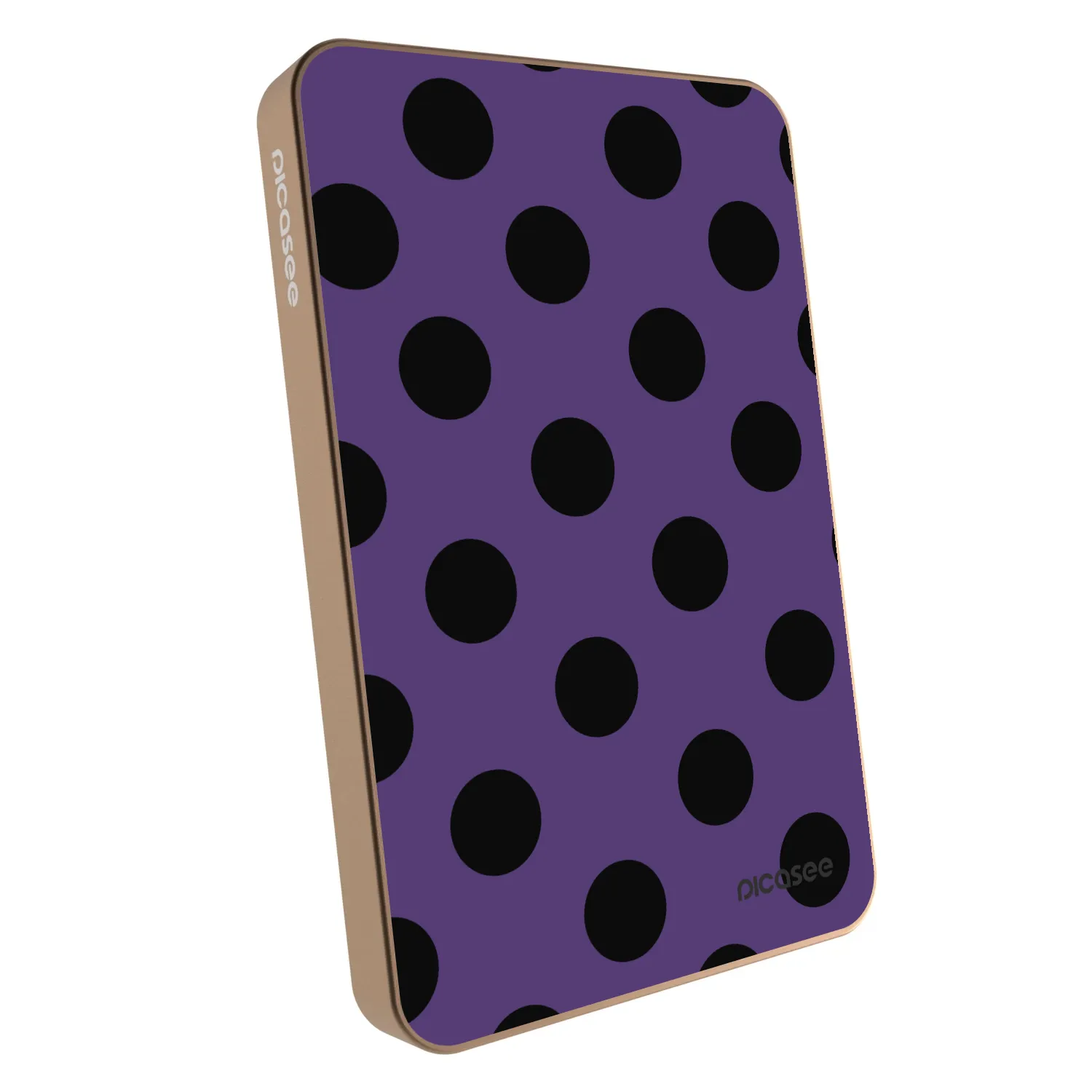 Picasee Powerbank με MagSafe 5 000 mAh Χρυσαφένιος - Big flickers 2